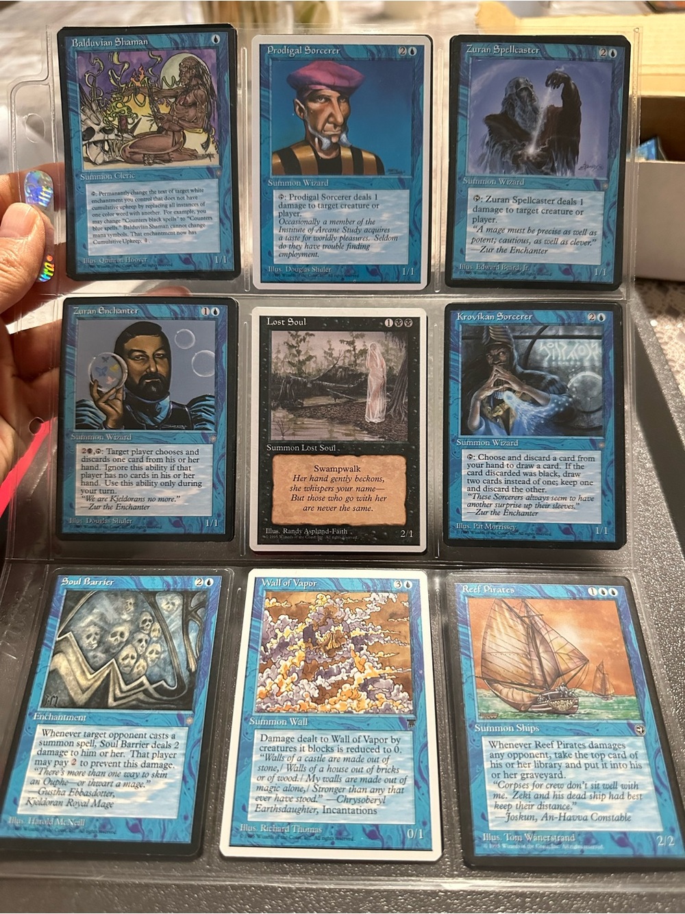 Magic: The Gathering Blue (18 card bulk)